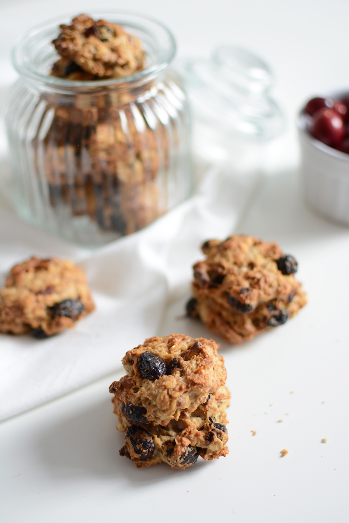 vegane Cranberry-Cookies | Pixi mit Milch