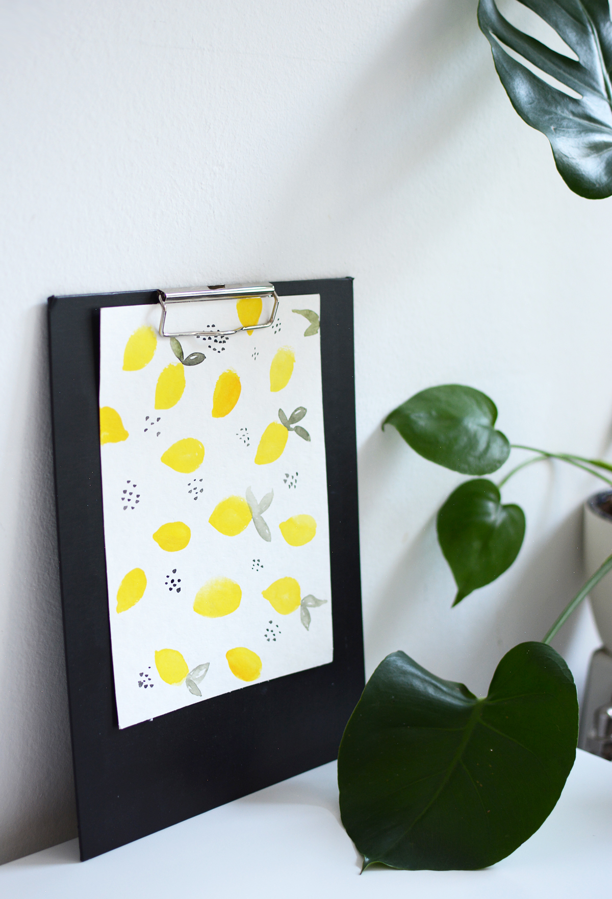 Lemon-Wallpaper Zeichnung | Pixi mit Milch
