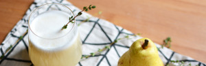 Thyme-Pear-Cocktail | Pixi mit Milch