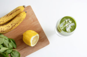 Green Banana Smoothie | Pixi mit Milch