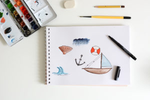Lost at sea zeichnung | Pixi mit Milch