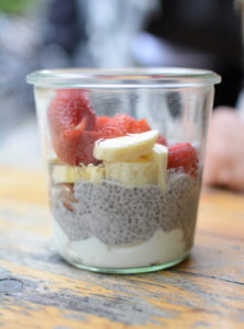 Grod Chia Pudding | Pixi mit Milch