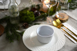 Weihnachtessen Tischdeko | Pixi mit Milch