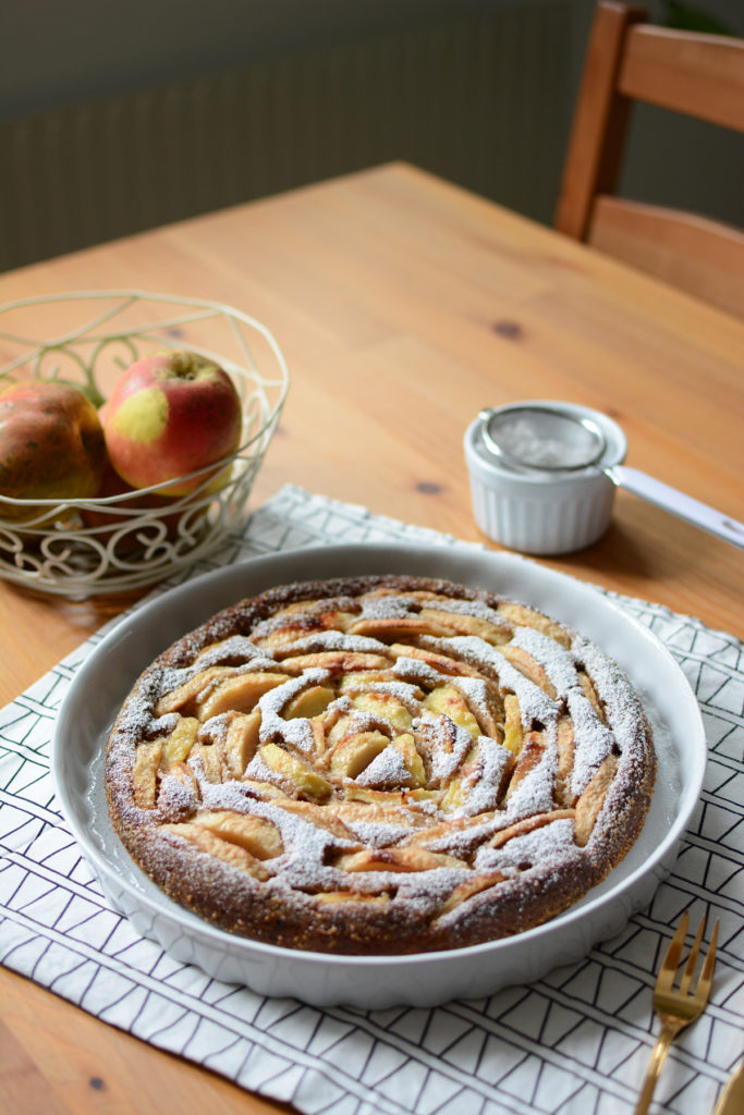 Rezept: Apfelkuchen (vegan) - Pixi mit Milch