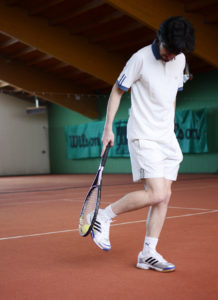 Almesberger: Tennishalle | Pixi mit Milch