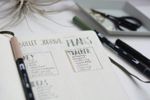 BuJo: Planning Page | Pixi mit Milch